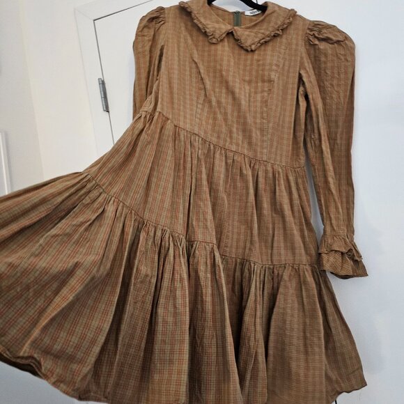 Batsheva Lucy Gingham Tiered Mini Dress - Picture 5 of 10